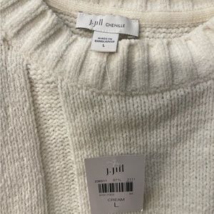 J.Jill Cream cabled sweater - Large